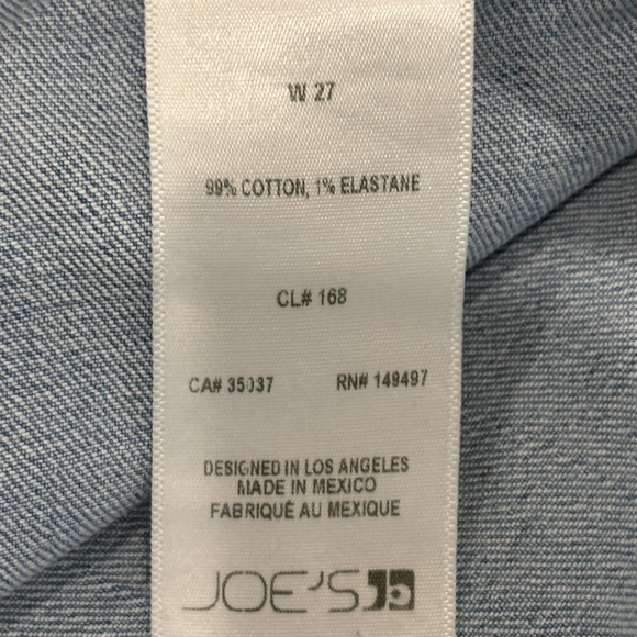 Joe's Jeans Light Wash Cropped Women's Jeans - Picture 13 of 14